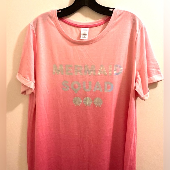 Woman’s Mermaid Squad Night Tee/ Sleepwear/ Pajama - Picture 5 of 8